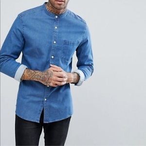 Asos Stretch Denim Shirt